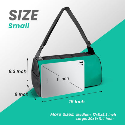 Small Travel Duffel Bag Foldable Waterproof Gym Bag for Gym Beach Swim Bags Men Women Duffle Bag Lightweight Oxford Cloth Sports Bags -Yellow