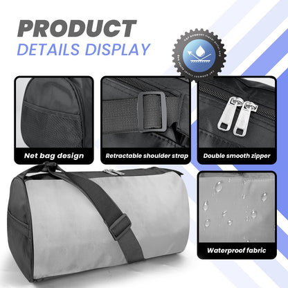 Small Travel Duffel Bag Foldable Waterproof Gym Bag for Gym Beach Swim Bags Men Women Duffle Bag Lightweight Oxford Cloth Sports Bags -Yellow