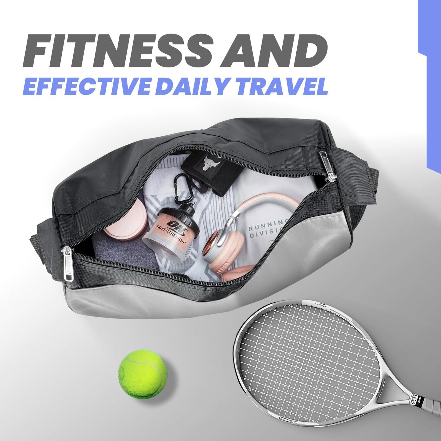 Small Travel Duffel Bag Foldable Waterproof Gym Bag for Gym Beach Swim Bags Men Women Duffle Bag Lightweight Oxford Cloth Sports Bags -Yellow