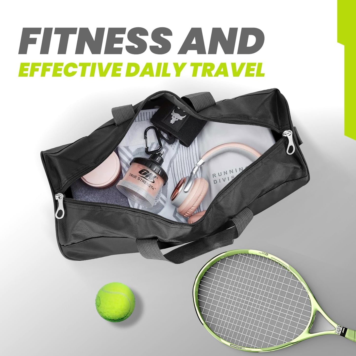Small Travel Duffel Bag Foldable Waterproof Gym Bag for Gym Beach Swim Bags Men Women Duffle Bag Lightweight Oxford Cloth Sports Bags -Yellow