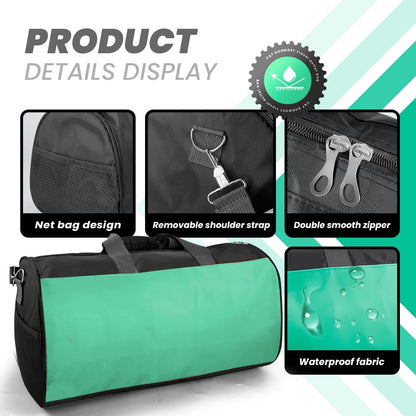 Small Travel Duffel Bag Foldable Waterproof Gym Bag for Gym Beach Swim Bags Men Women Duffle Bag Lightweight Oxford Cloth Sports Bags -Yellow