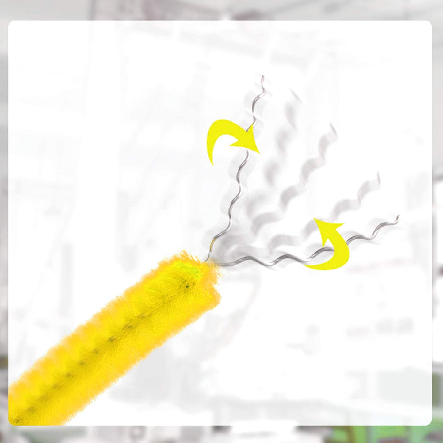 400 Pieces Pipe Cleaners Yellow Chenille Stem for DIY Art Craft Decorations (6mm x 12 Inch)