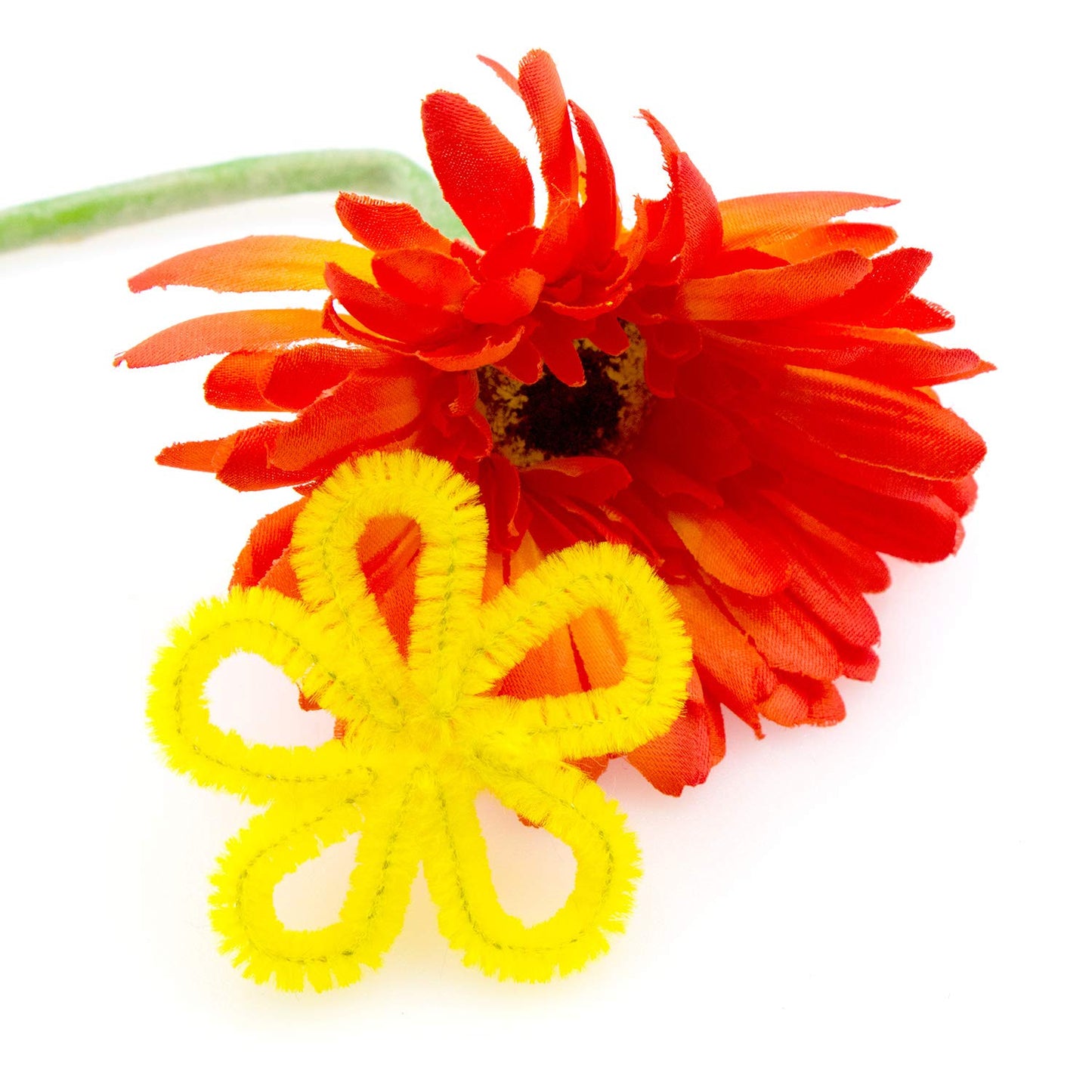 400 Pieces Pipe Cleaners Yellow Chenille Stem for DIY Art Craft Decorations (6mm x 12 Inch)