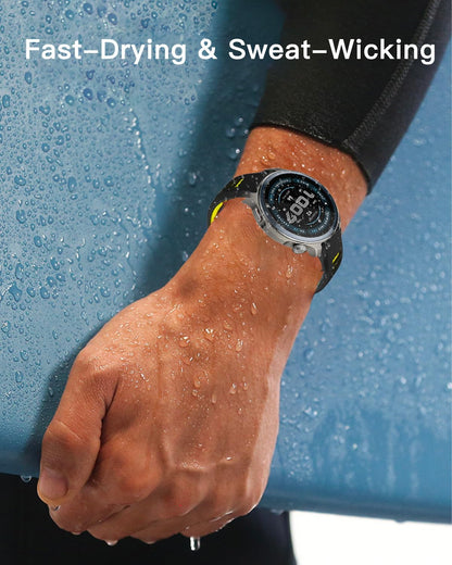 Bands for Amazfit Balance 2 Smartwatch,Sport quick-release Silicone Band for Amazfit Balance 2 1.5",Soft Lightweight & Ventilated Comfort Replacement Smartwatch Strap,Adjustable Wristband