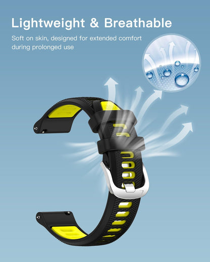 Bands for Amazfit Balance 2 Smartwatch,Sport quick-release Silicone Band for Amazfit Balance 2 1.5",Soft Lightweight & Ventilated Comfort Replacement Smartwatch Strap,Adjustable Wristband