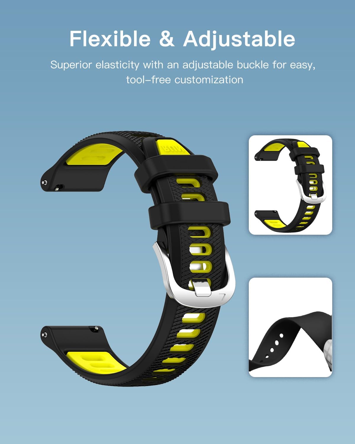 Bands for Amazfit Balance 2 Smartwatch,Sport quick-release Silicone Band for Amazfit Balance 2 1.5",Soft Lightweight & Ventilated Comfort Replacement Smartwatch Strap,Adjustable Wristband