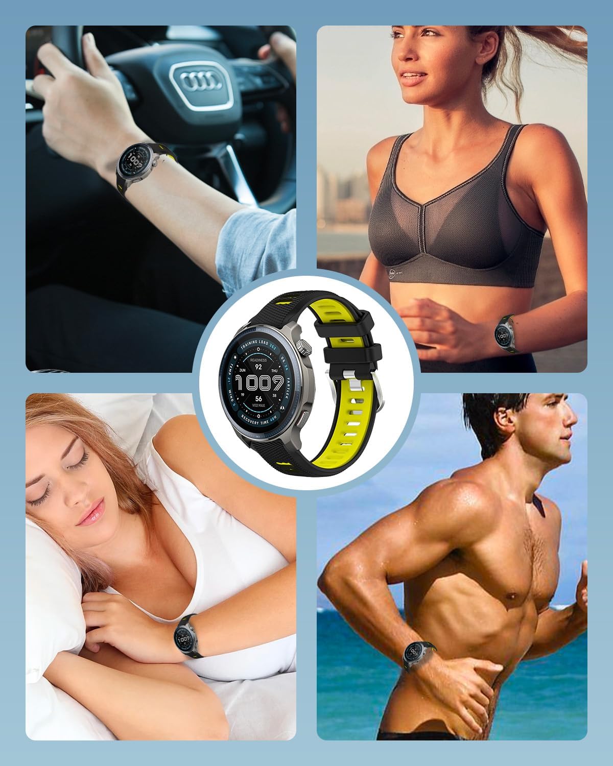 Bands for Amazfit Balance 2 Smartwatch,Sport quick-release Silicone Band for Amazfit Balance 2 1.5",Soft Lightweight & Ventilated Comfort Replacement Smartwatch Strap,Adjustable Wristband