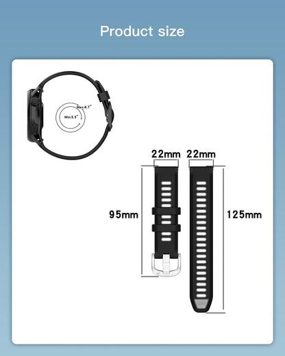 Bands for Amazfit Balance 2 Smartwatch,Sport quick-release Silicone Band for Amazfit Balance 2 1.5",Soft Lightweight & Ventilated Comfort Replacement Smartwatch Strap,Adjustable Wristband