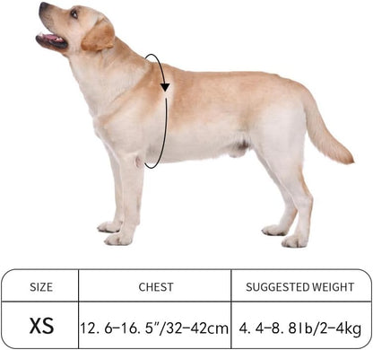 Anti-Pull Dog Harness with Reflective Strips & Breathable Padding & Anti-Escape Design, Quick Adjustable Dogs Training & Walking (Yellow, XS)