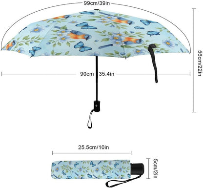 Windproof Rainproof Travel Umbrella Auto Open And Close Button For Women Men, Golf Umbrellas With Black Glue Anti UV Coating, Rain Wind Umbrellas For Business, Travels Summer Wedding