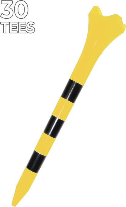Pride Performance Striped Golf Tees (Pack of 30), 2-3/4"