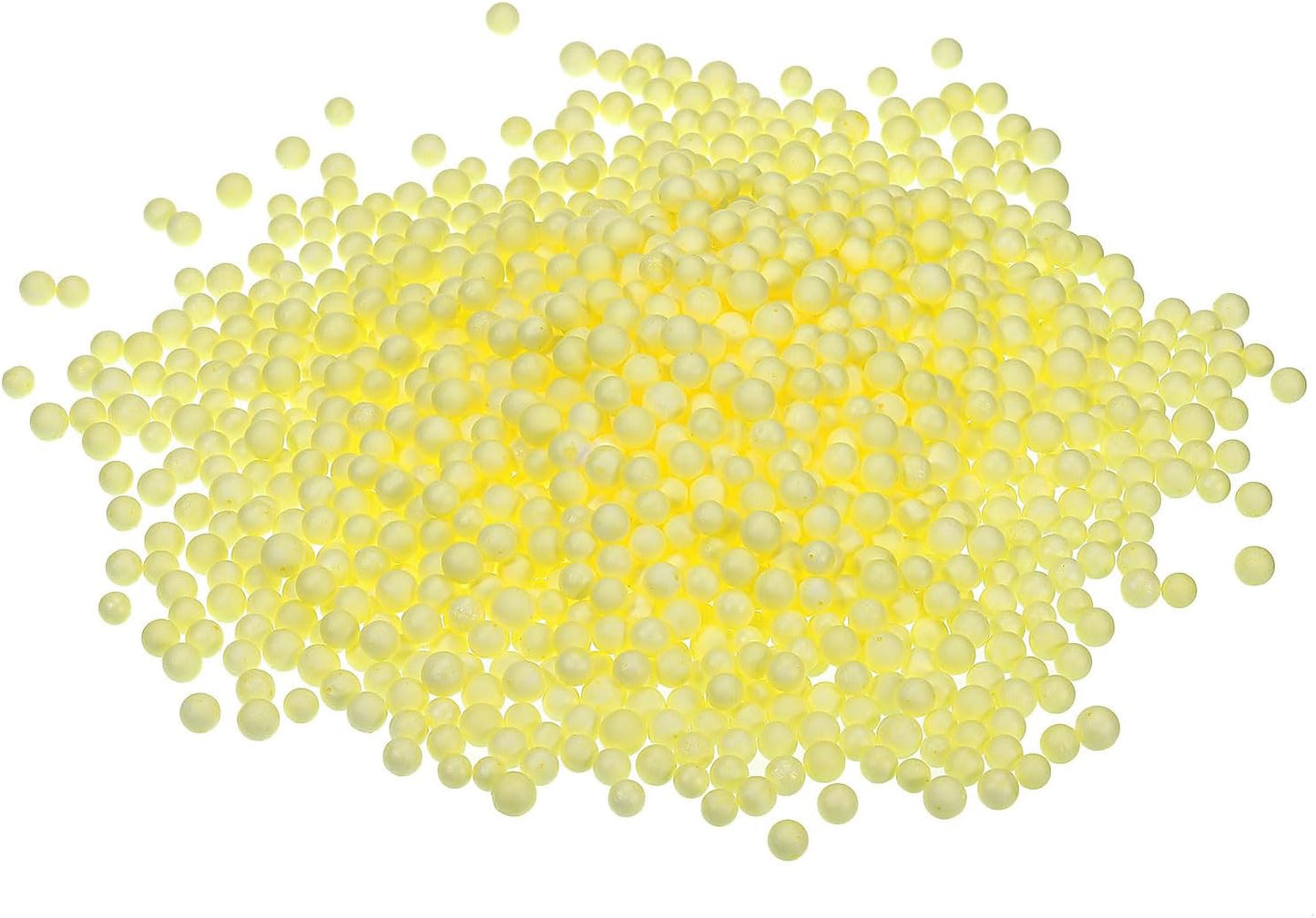 Foam Beads Foam Balls 7-9mm for Wedding and Party Decorations, Tiny Packing Balls, Arts DIY Crafts Supplies (Pale Yellow,1 Pack Approx 750pcs)