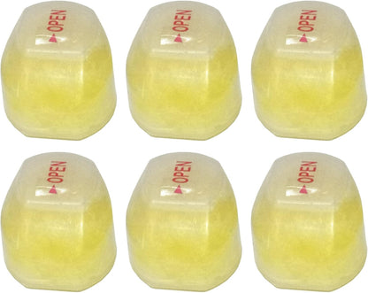 Shower Head Filter, 6PCS Vitamin C Shower Filter, Lemon Flavor Balm Vitamin C Infused Head Filters Soften Hard Water, Helps Dry Skin & Hair Loss