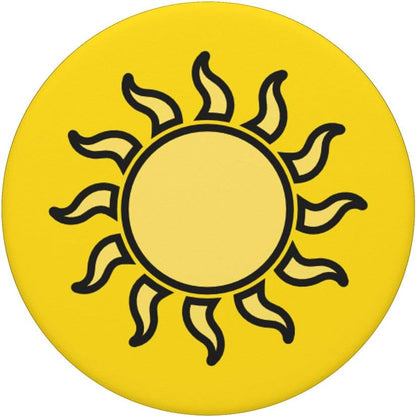 Yellow Sun PopSockets Swappable PopGrip