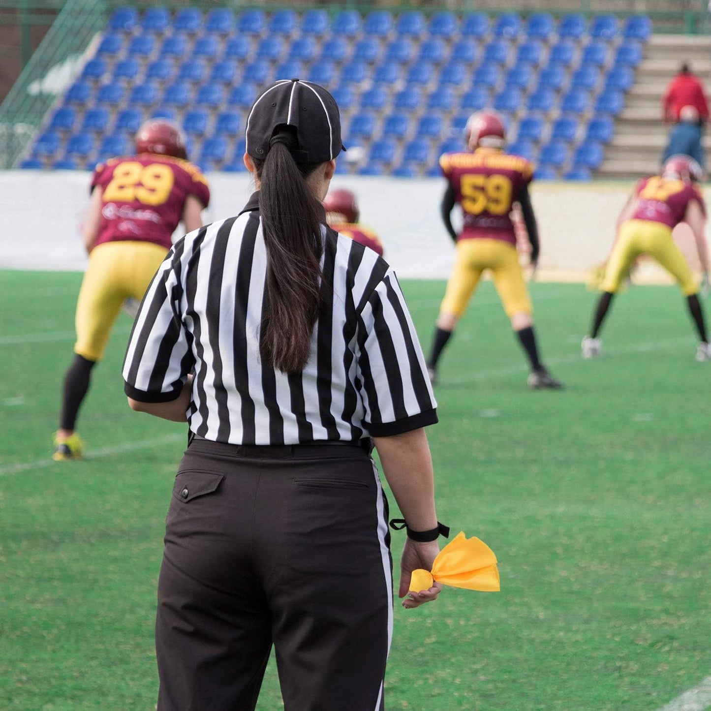 Yellow Penalty Flag Football Flags Sports Tossing Flags Set | For Football Party Accessory, Game Day Decorations, Referee Costume Decorations