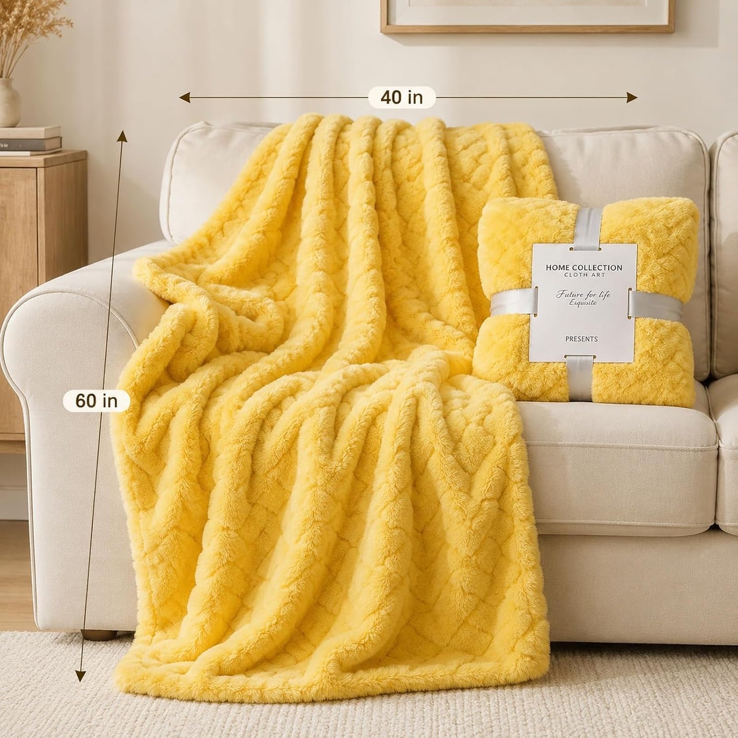 Sunflower Gifts for Women Birthday, 11Pcs Get Well Care Box | Ready-to-Give Sunshine Care Box with Cozy Blanket, Ceramic Mug, Lavender Candle and Spa Essentials