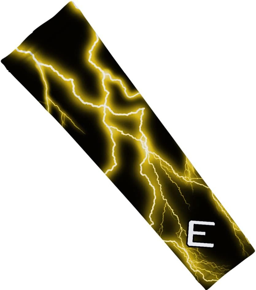 Lightning Compression Arm Sleeves - Youth & Adult Sizes - Wear for Sports & Fitness - Sold Individually
