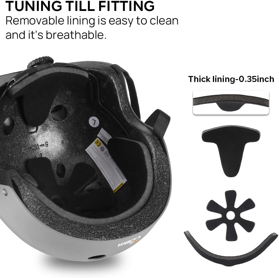 Skateboard Helmet - Lightweight, Adjustable & Ventilated Helmet for Scooter, Roller Skate, Inline Skate