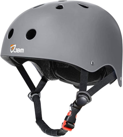 Skateboard Helmet - Lightweight, Adjustable & Ventilated Helmet for Scooter, Roller Skate, Inline Skate