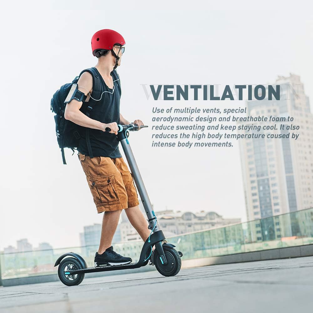 Skateboard Helmet - Lightweight, Adjustable & Ventilated Helmet for Scooter, Roller Skate, Inline Skate