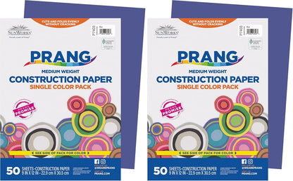 (Formerly SunWorks) Construction Paper, Yellow, 9" x 12", 50 Sheets