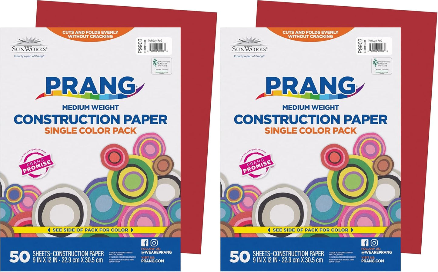 (Formerly SunWorks) Construction Paper, Yellow, 9" x 12", 50 Sheets