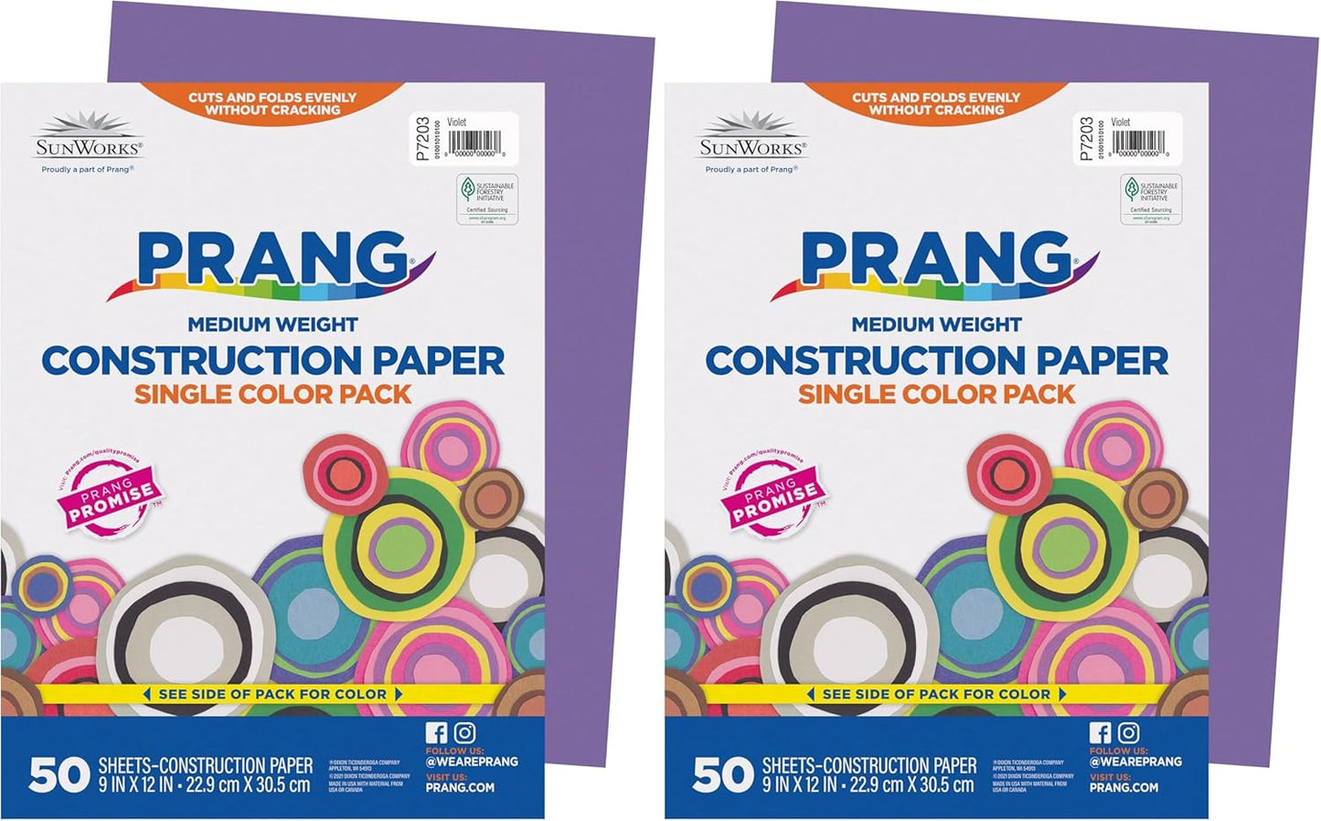 (Formerly SunWorks) Construction Paper, Yellow, 9" x 12", 50 Sheets