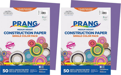 (Formerly SunWorks) Construction Paper, Yellow, 9" x 12", 50 Sheets