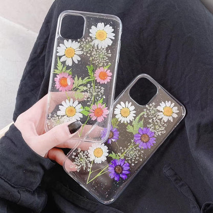 50pcs Natural Dried Daisy Flower, Vacuum Packaging, Pressed Flower for House Decoration, Jewelry Making, Phone case Decoration (Yellow)