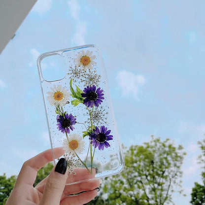 50pcs Natural Dried Daisy Flower, Vacuum Packaging, Pressed Flower for House Decoration, Jewelry Making, Phone case Decoration (Yellow)