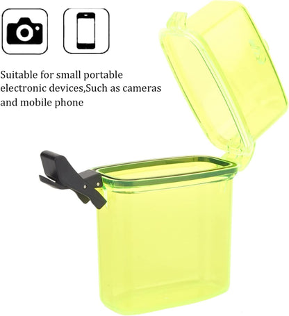 Diving Dry Box, Transparent Diving Kayak Sailing Gear Holder Underwater Waterproof Protective Phone Case with Rope Hook for Surfing (Yellow)
