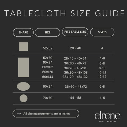 Threadmade Capri Lemon Double Border Tablecloth, Multicolor - 60"W x 102"L