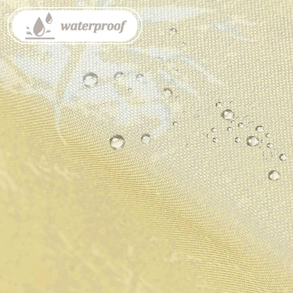 Square Table Cloth Waterproof Heavy Duty Tablecloth, Wipeable Washable Oil-Proof Stain Resistant Tablecloths, Soft Fabric Table Cover for Kitchen Dining Outdoor (Yellow, 36 x 36 Inch)