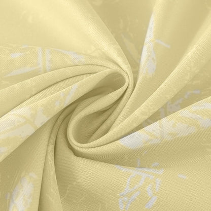 Square Table Cloth Waterproof Heavy Duty Tablecloth, Wipeable Washable Oil-Proof Stain Resistant Tablecloths, Soft Fabric Table Cover for Kitchen Dining Outdoor (Yellow, 36 x 36 Inch)