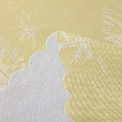 Square Table Cloth Waterproof Heavy Duty Tablecloth, Wipeable Washable Oil-Proof Stain Resistant Tablecloths, Soft Fabric Table Cover for Kitchen Dining Outdoor (Yellow, 36 x 36 Inch)