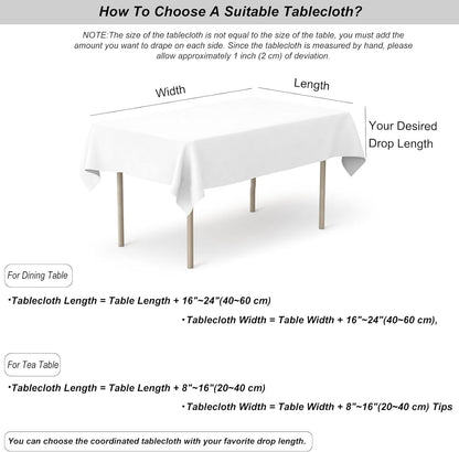 Square Table Cloth Waterproof Heavy Duty Tablecloth, Wipeable Washable Oil-Proof Stain Resistant Tablecloths, Soft Fabric Table Cover for Kitchen Dining Outdoor (Yellow, 36 x 36 Inch)
