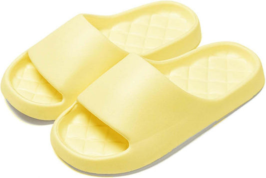 Non Slip Cushion Shower Shoes, Indoor Lightweight House Slides Bathroom Shower Slippers Sandals for Women Men