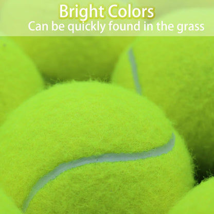 SHYUJAJIE Tennis Balls, 40 Pack Training Tennis Balls,High Elasticity Practice Tennis for Beginner, Exercise Playing Balls for Pet Dog