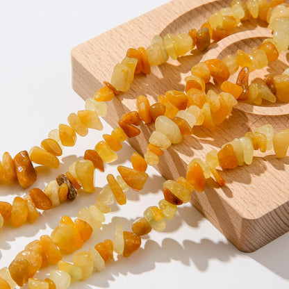 Natural Chip Stone Beads About 200pcs Yellow Aventurine Stones 5-8mm Irregular Gemstone Healing Crystal Loose Rocks for Bracelet Necklace Earrings Jewelry Making(Yellow Aventurine)