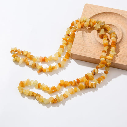 Natural Chip Stone Beads About 200pcs Yellow Aventurine Stones 5-8mm Irregular Gemstone Healing Crystal Loose Rocks for Bracelet Necklace Earrings Jewelry Making(Yellow Aventurine)