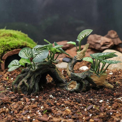 Reptile Rock Cave Easy to Clean Reptile Cave Hide Stable Base Pet Decor for Terrarium, Reptile Hideout Cave, Yellow
