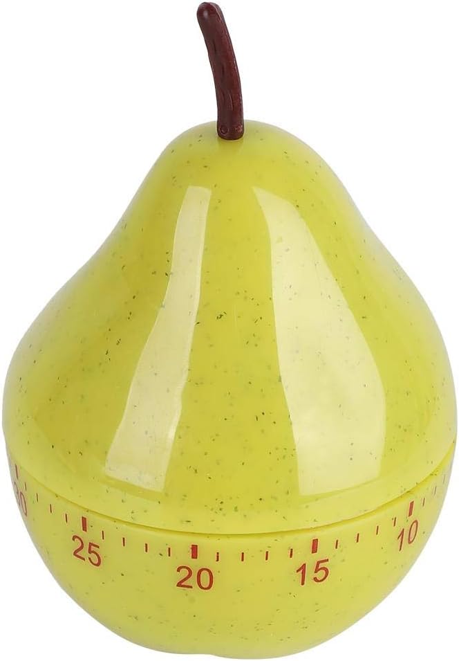 Cartoon Timer, Yellow, Kitchen Timer, 60 Minutes, Manual, Cute, Countdown Timer