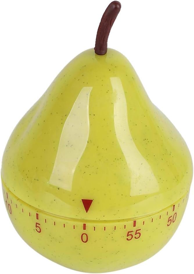 Cartoon Timer, Yellow, Kitchen Timer, 60 Minutes, Manual, Cute, Countdown Timer