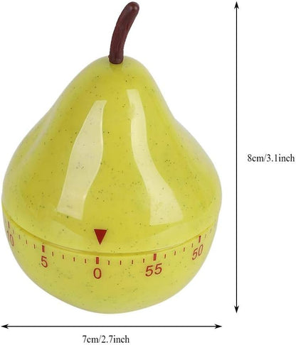 Cartoon Timer, Yellow, Kitchen Timer, 60 Minutes, Manual, Cute, Countdown Timer
