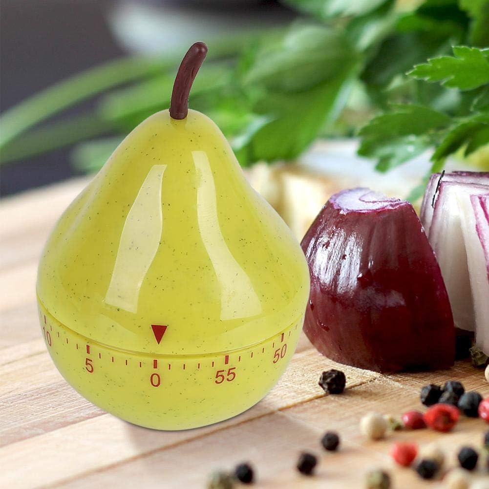 Cartoon Timer, Yellow, Kitchen Timer, 60 Minutes, Manual, Cute, Countdown Timer