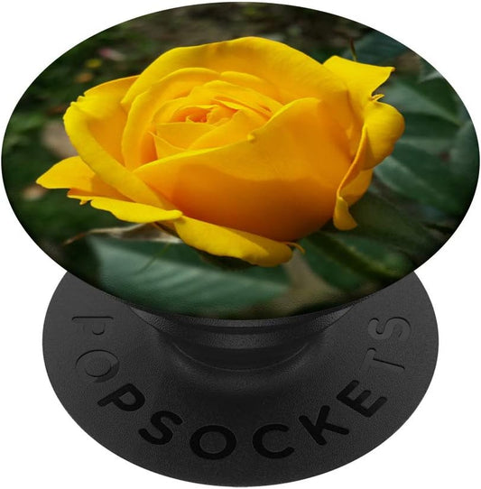Yellow Rose PopSockets Grip and Stand for Phones and Tablets