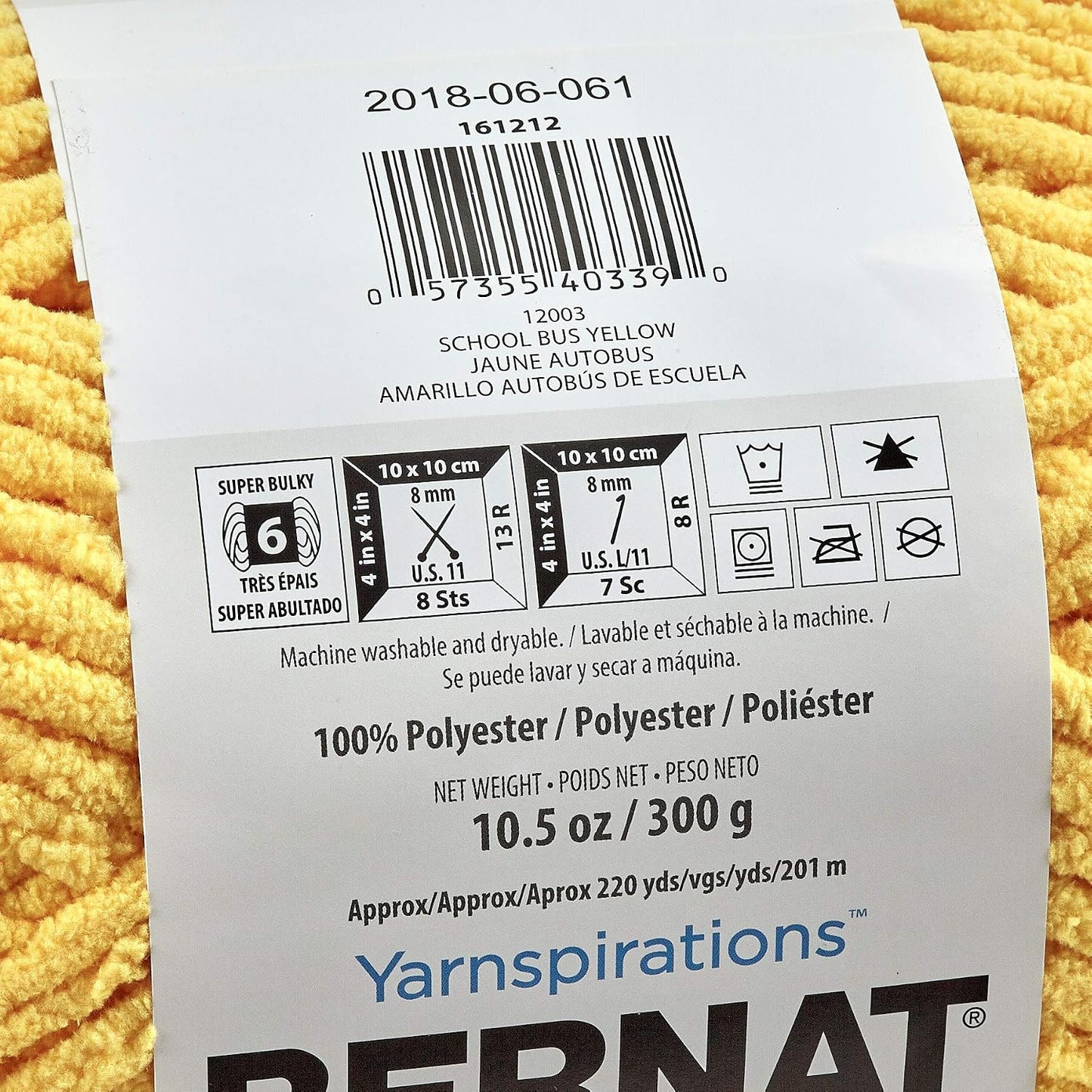 Blanket Brights Yarn (300g/10.5 oz) School Bus Yellow
