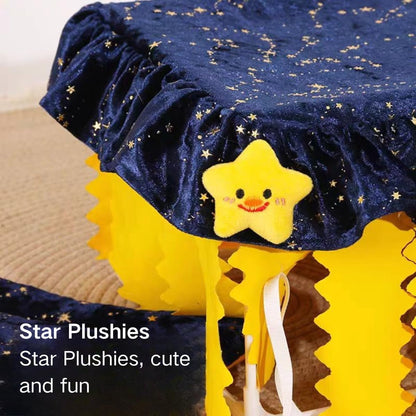 Guinea Pig Hideout, Hamster Bed Machine Washable Small Animal Tent with Tassel Curtain Cage Accessories for Hamster Bunny Chinchilla Hedgehog Bearded Dragon Sugar Glider Rat (Yellow,Small)