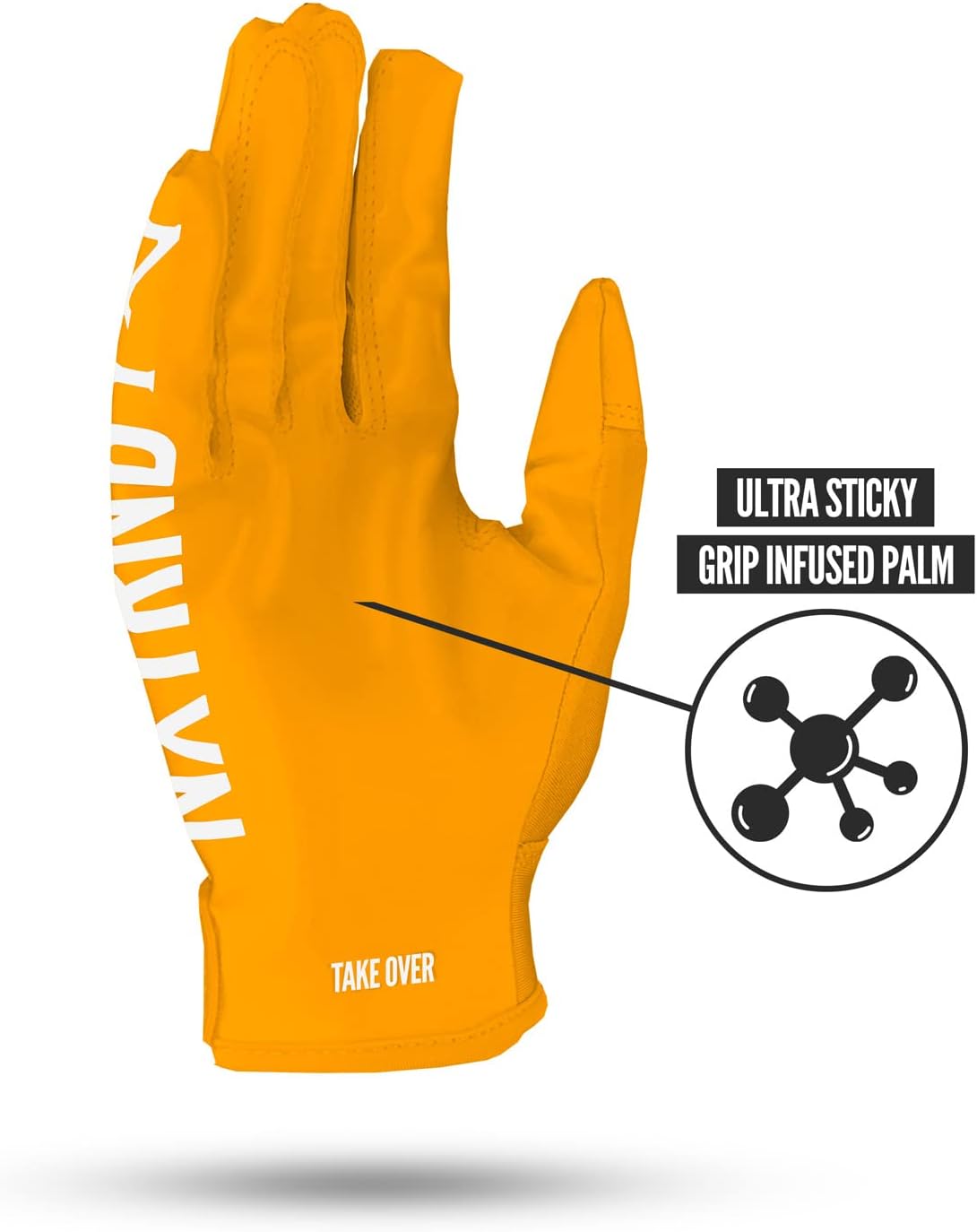 G1 Men's Football Gloves, Adult Sticky Receiver Gloves