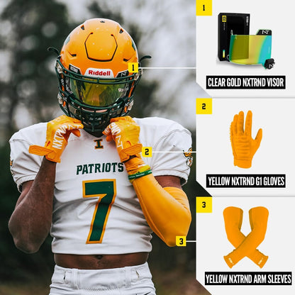 G1 Men's Football Gloves, Adult Sticky Receiver Gloves